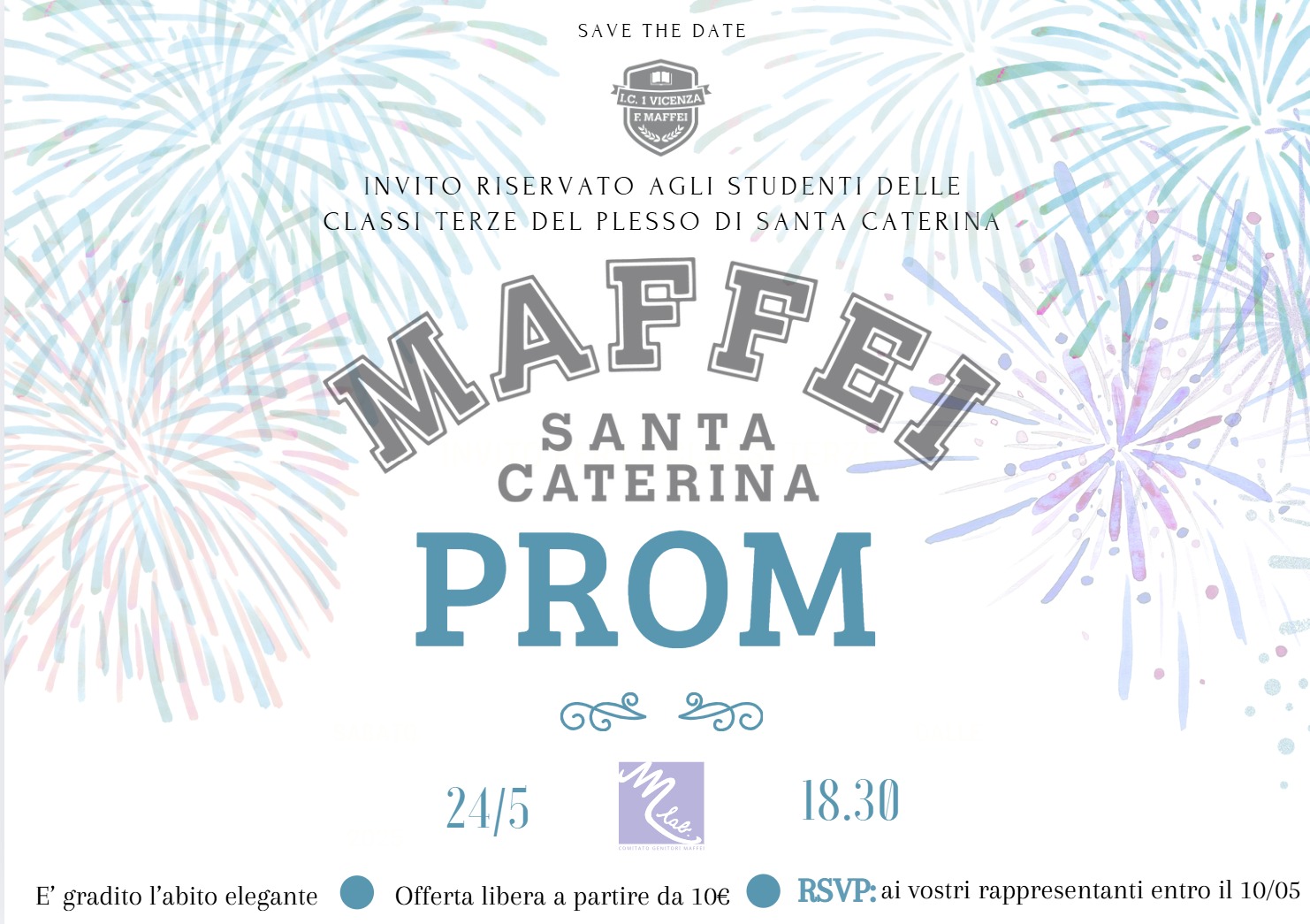 La festa di fine anno delle classi terze